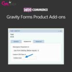WooCommerce Gravity Forms Product Addons
