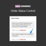 WooCommerce Order Status Control
