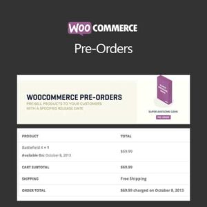 WooCommerce Pre-Orders