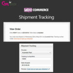 WooCommerce Shipment Tracking