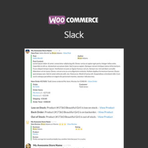 WooCommerce Slack