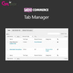 WooCommerce Tab Manager