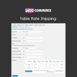 WooCommerce Table Rate Shipping
