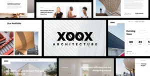 XOOX – Architecture Agency Elementor Template Kit