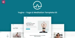 Yogha – Yoga & Meditation Elementor Template Kit