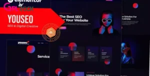 Youseo – SEO & Digital Creative Agency Elementor Template Kit