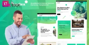 Zortex – Broadband & Internet Services Elementor Template Kit