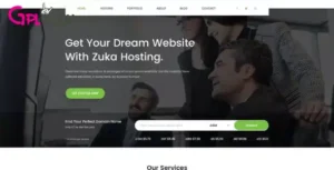Zukahost – Domain & Web Hosting Template Kit
