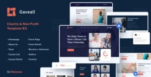 Gaveall Charity Elementor Template Kit